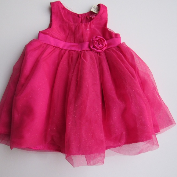 PinkyBaby Girls 12/18 Month Dress Magneta Pink - Picture 4 of 8